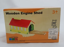 Load image into Gallery viewer, Wooden Engine Shed
