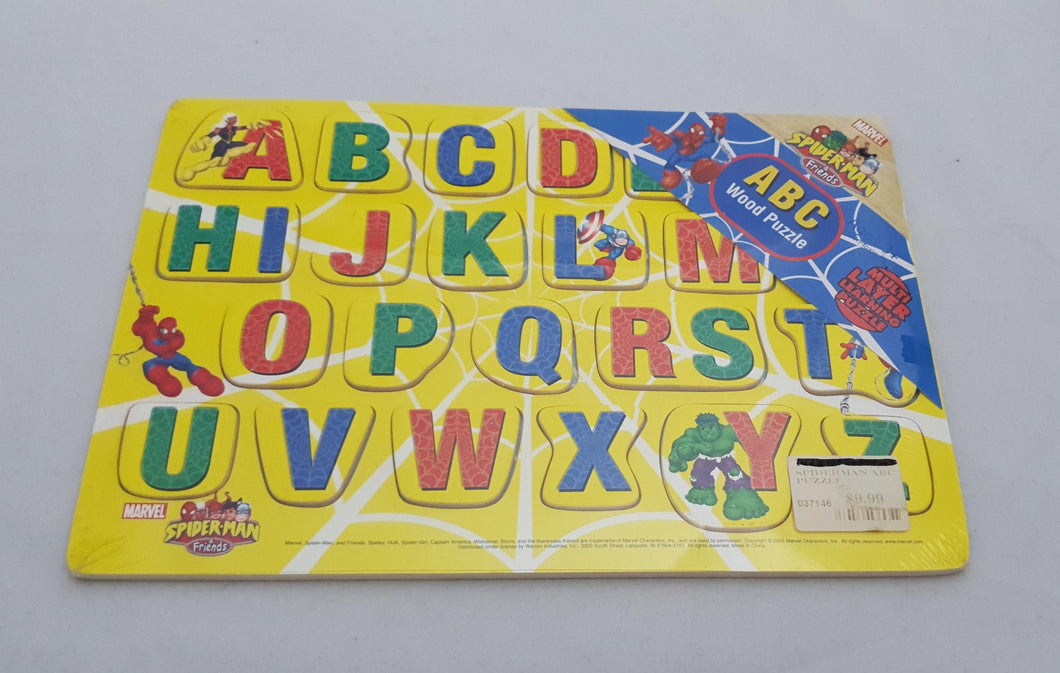 Spider-Man Alphabet puzzle