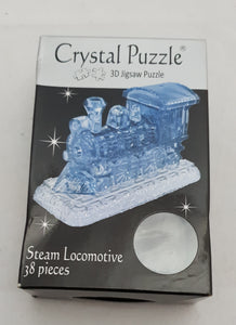 Crystal Puzzle 3D Steam Locomotive