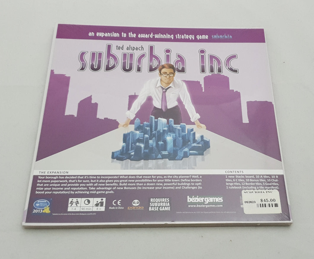 Surburbia Inc expansion