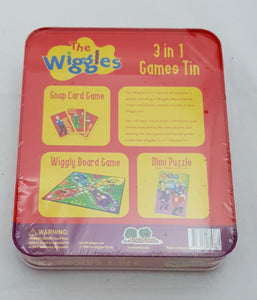 Wiggles 3 in 1 Game tin