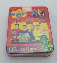Load image into Gallery viewer, Wiggles 3 in 1 Game tin
