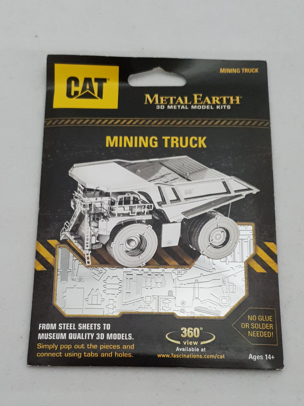 CAT Mining Truck Metal Earth