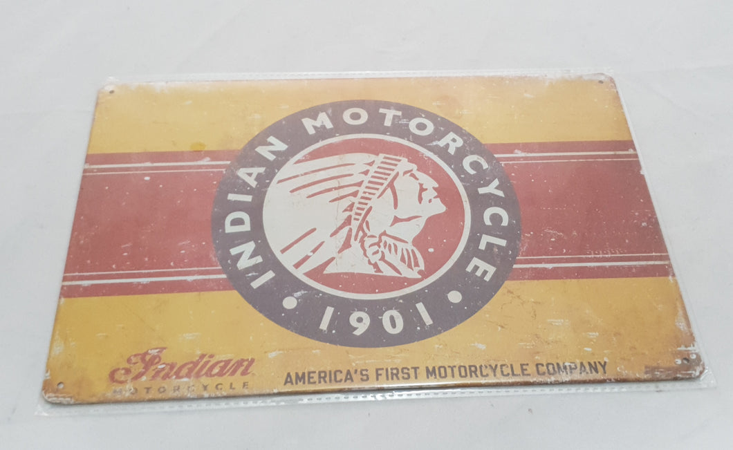 Tin Sign Indian Motorcycle