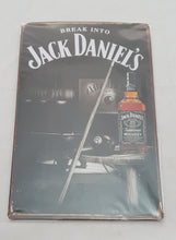 Load image into Gallery viewer, Tin Sign Jack Daniels Pool
